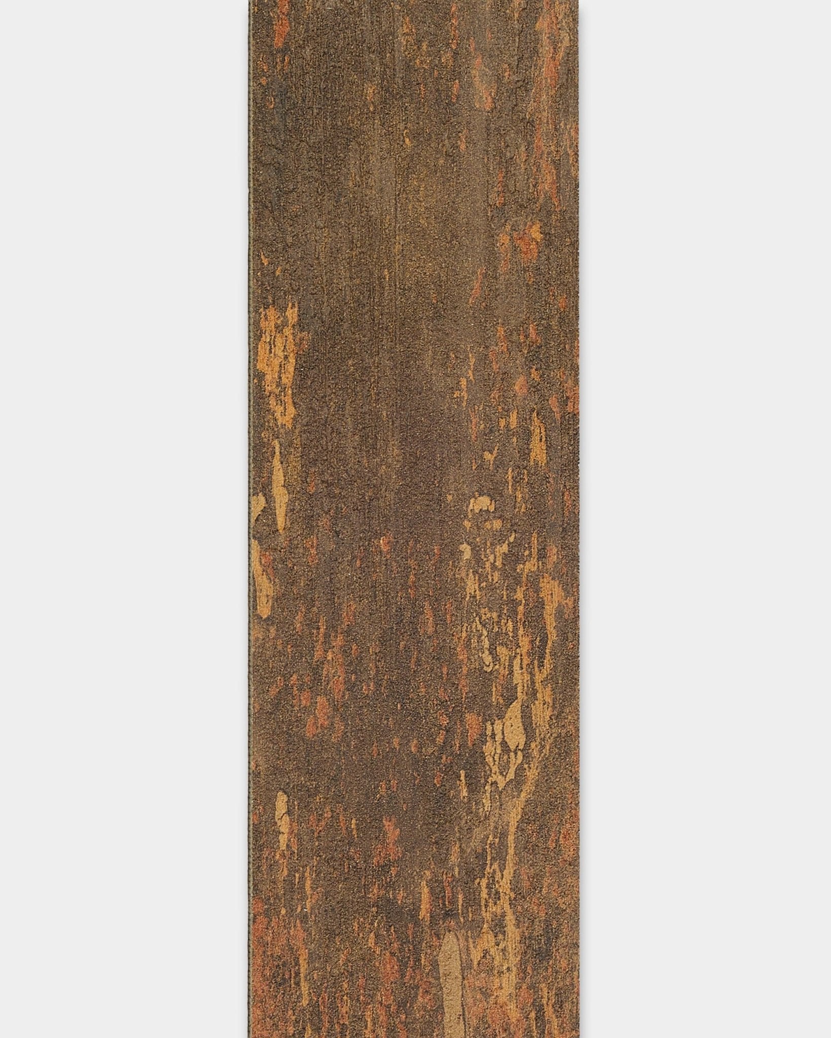 WoodUpp Lamella Oxide Copper, 240 cm: rust-brown textured acoustic panel accessory for edge trims or coordinating with Akupanel slatwall panels.