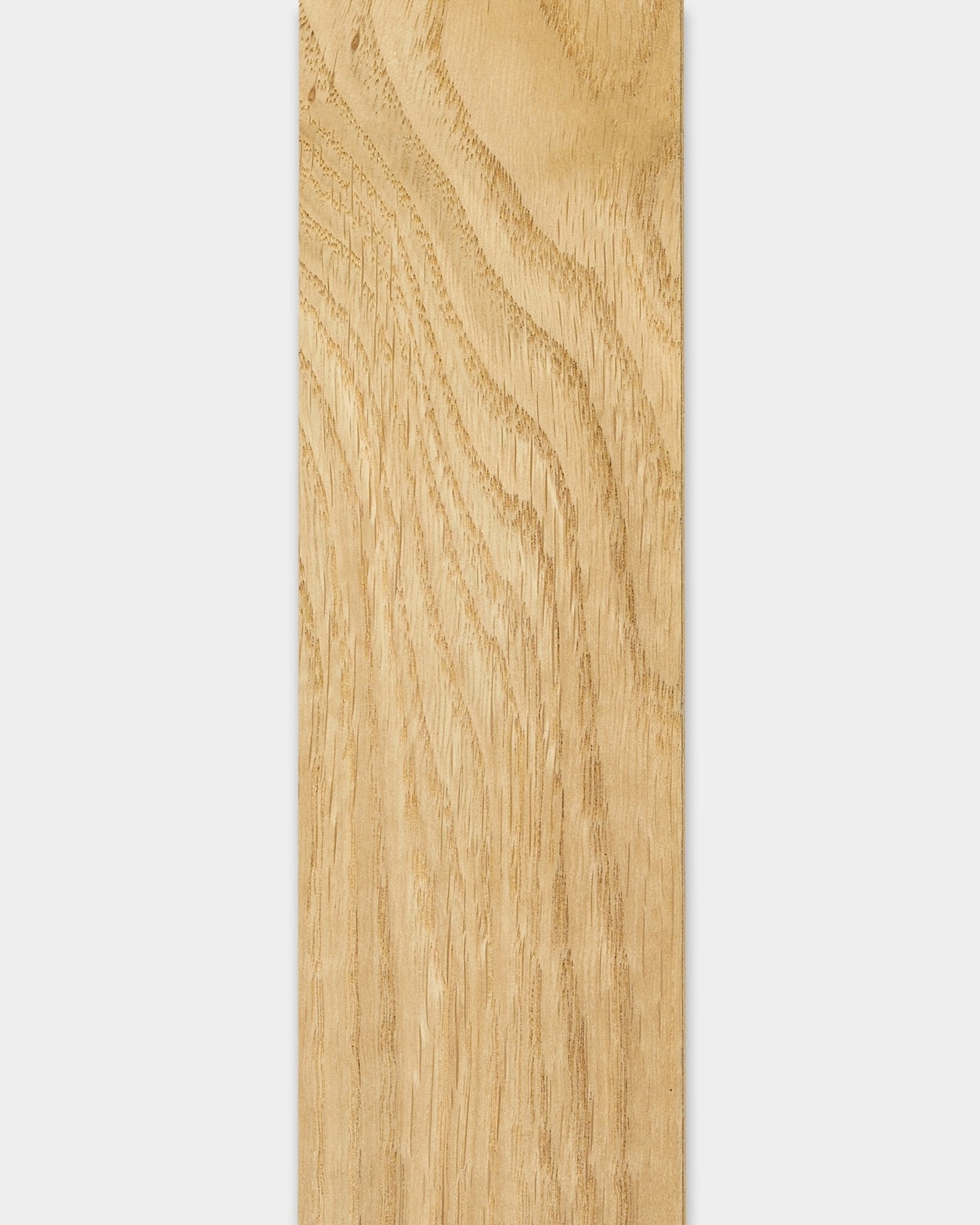 WoodUpp Lamella Rustic Natural Oak, 240 cm, used for Akupanel acoustic panel slat replacement or edge trimming, features a natural light brown finish.