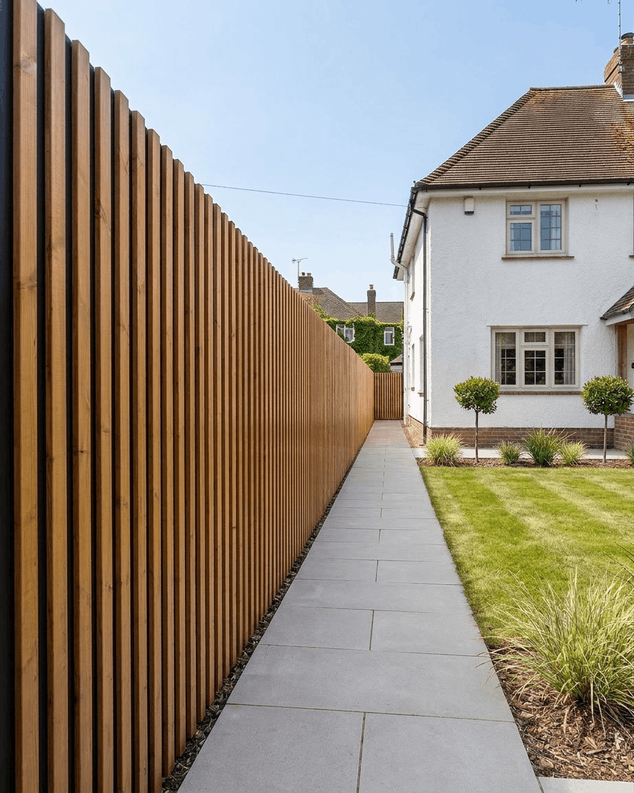 Aluwood | Udendørs Panel / Thermowood, Oiled Brown, 240 x 45,1 cm