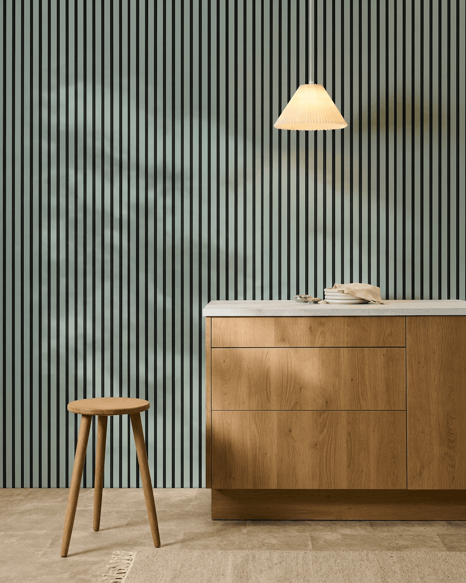 Akupanel | Akustikpanel / Colored, Cloud, Black Felt, 240 x 60 cm