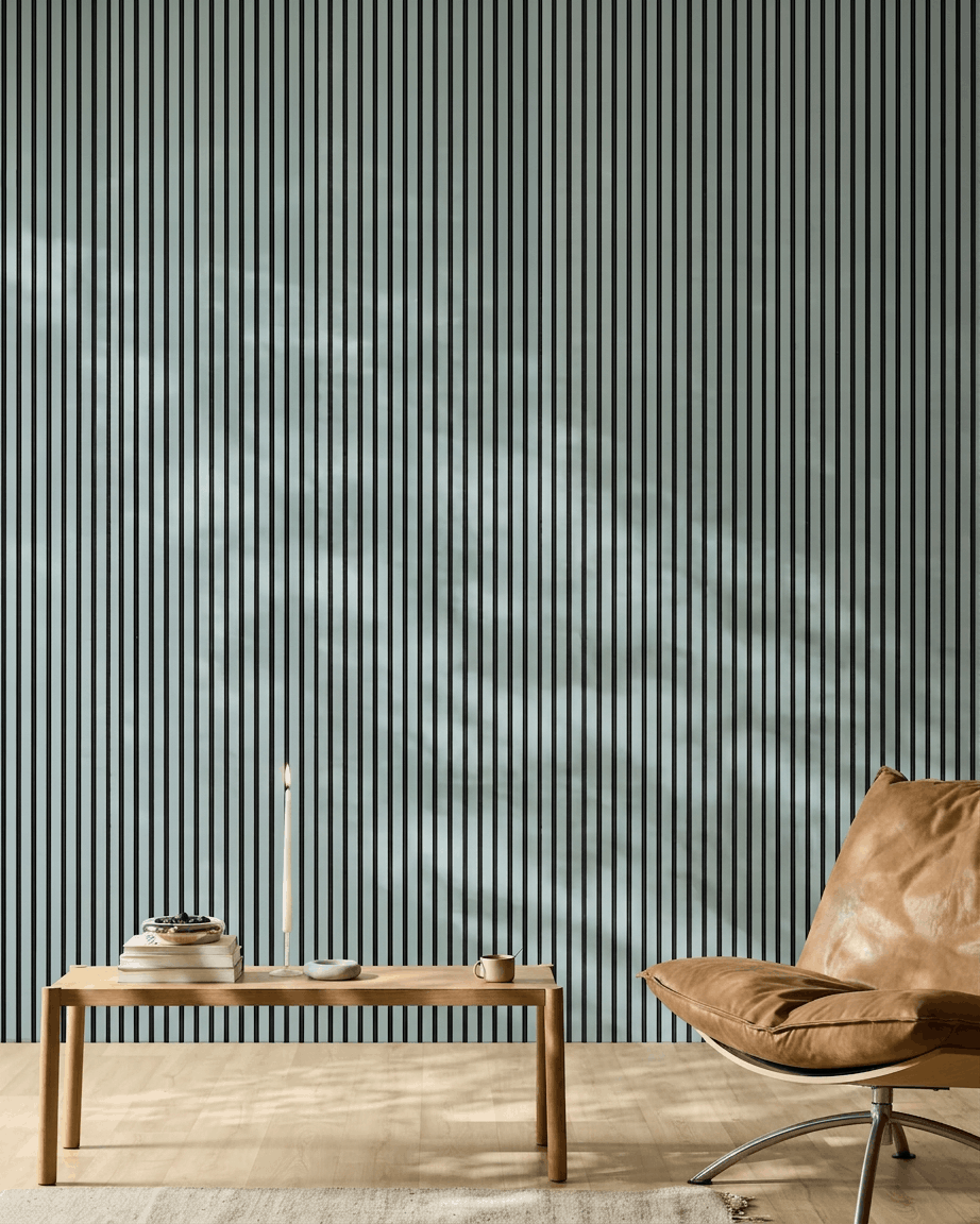 Akupanel | Akustikpanel / Colored, Cloud, Black Felt, 240 x 60 cm
